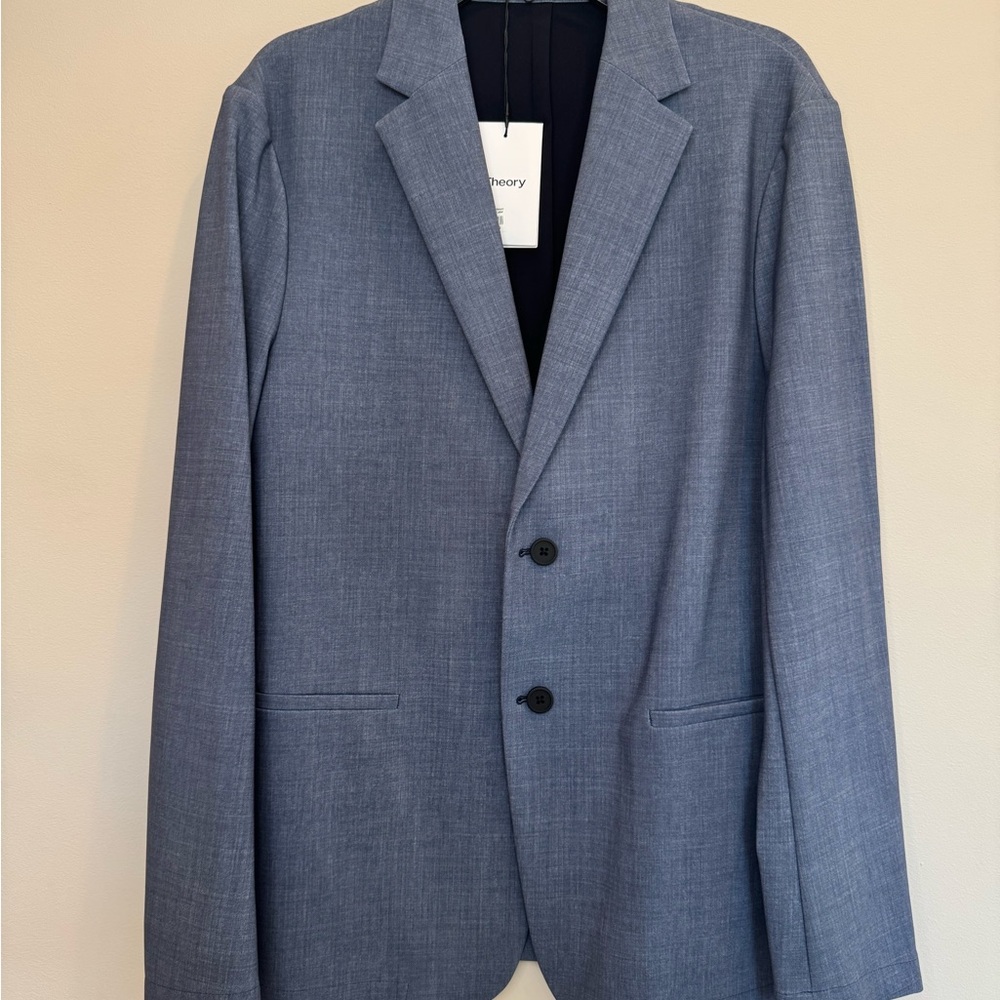 NWT Theory Clinton Men's Blue Blazer, Size 40